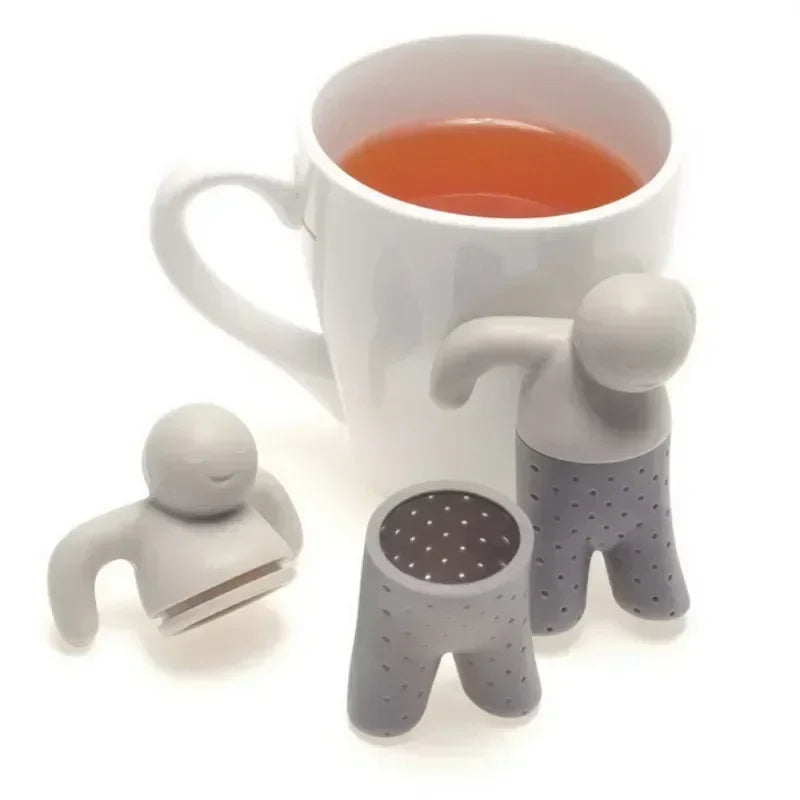 Mr. Tea™ – Silicone Leaf Tea Infuser Buddy