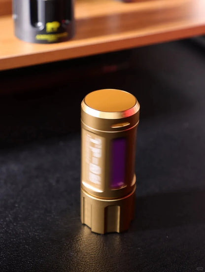 Trozk Revolver Mobile Power Bank 5000mah Golden Metal Bullet Clip Fast PD20W Charging Portable Battery Pack