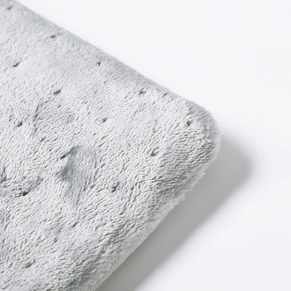 Electric Blankets Portable Massaging Heating Pad Flannel Rectangular Vibrating Heat Pad For Office Home Heating Pad 30.5x61cm