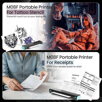 🎨 Inkless Precision — Phomemo M08F Wireless Tattoo Stencil Printer