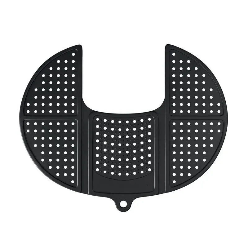 Multi-Function Collapsible Sink Cover & Silicone Makeup Pad with Bathroom Storage Rack