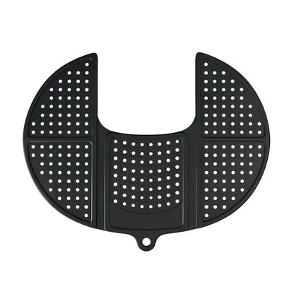 Multi-Function Collapsible Sink Cover & Silicone Makeup Pad with Bathroom Storage Rack