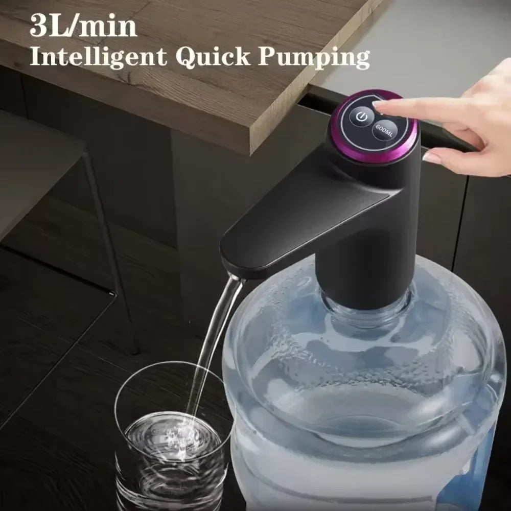 USB Charging Electric Water Dispenser Pump – Portable Gallon Bottle Pump for Home & Outdoor Use