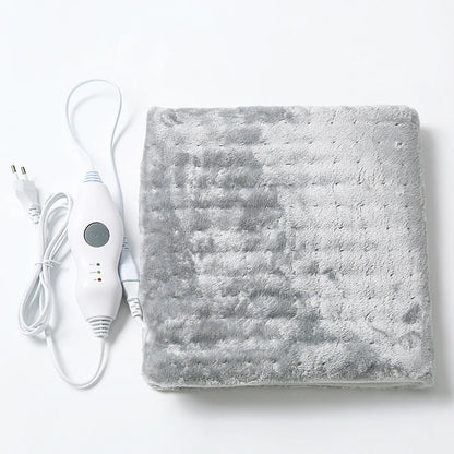 Electric Blankets Portable Massaging Heating Pad Flannel Rectangular Vibrating Heat Pad For Office Home Heating Pad 30.5x61cm