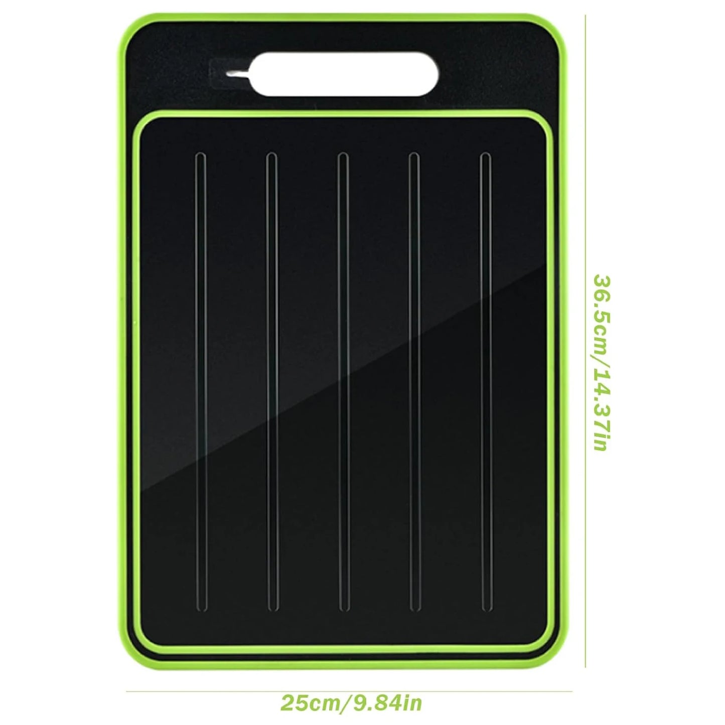 4 in 1 Defrosting Board Tray Miracle Melt Double As Cutting Board with Grater, Sharpener,Double Sided Chopping Board Thaw Meat