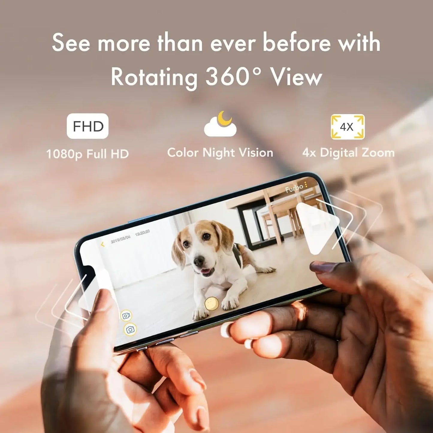 PawVision™ 360° Smart Pet Camera & Feeder