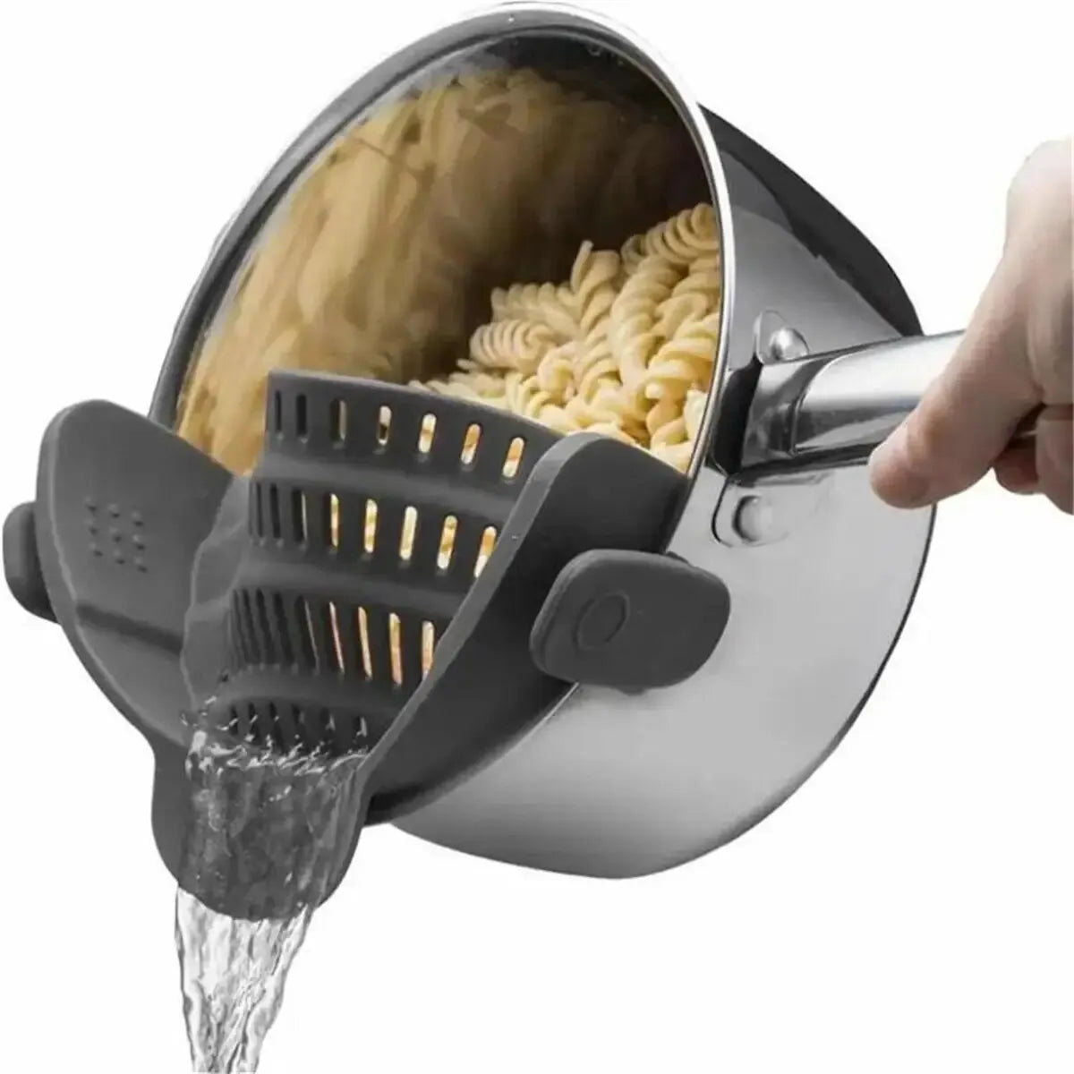 🍝 1pc Clip-On Silicone Strainer