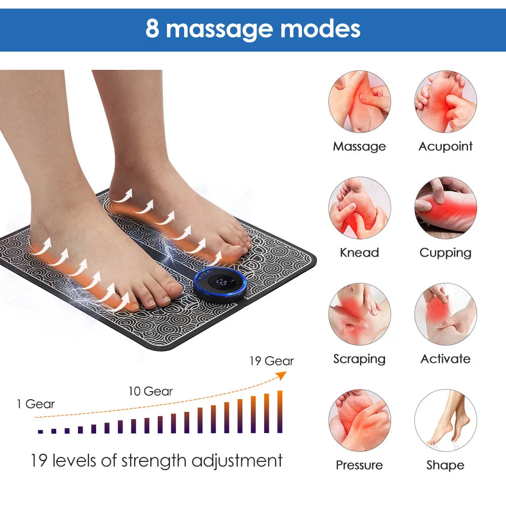 EMS Foot Massager Pad – Total Relief from the Ground Up