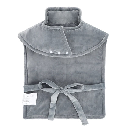 Electric Heating Pad Wrap Vest for Neck, Shoulders & Full Back – Winter Body Warmer with Adjustable Temperature & Timer
