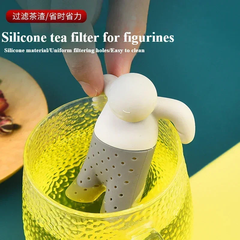 Mr. Tea™ – Silicone Leaf Tea Infuser Buddy