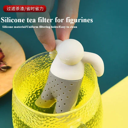 Mr. Tea™ – Silicone Leaf Tea Infuser Buddy